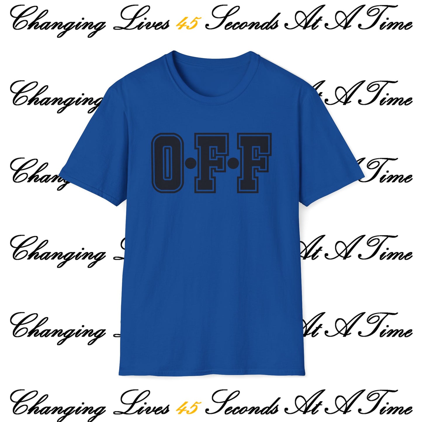 Outreach Forty Five, Inc. "Go Big" OFF Abbreviation Unisex Softstyle T-Shirt
