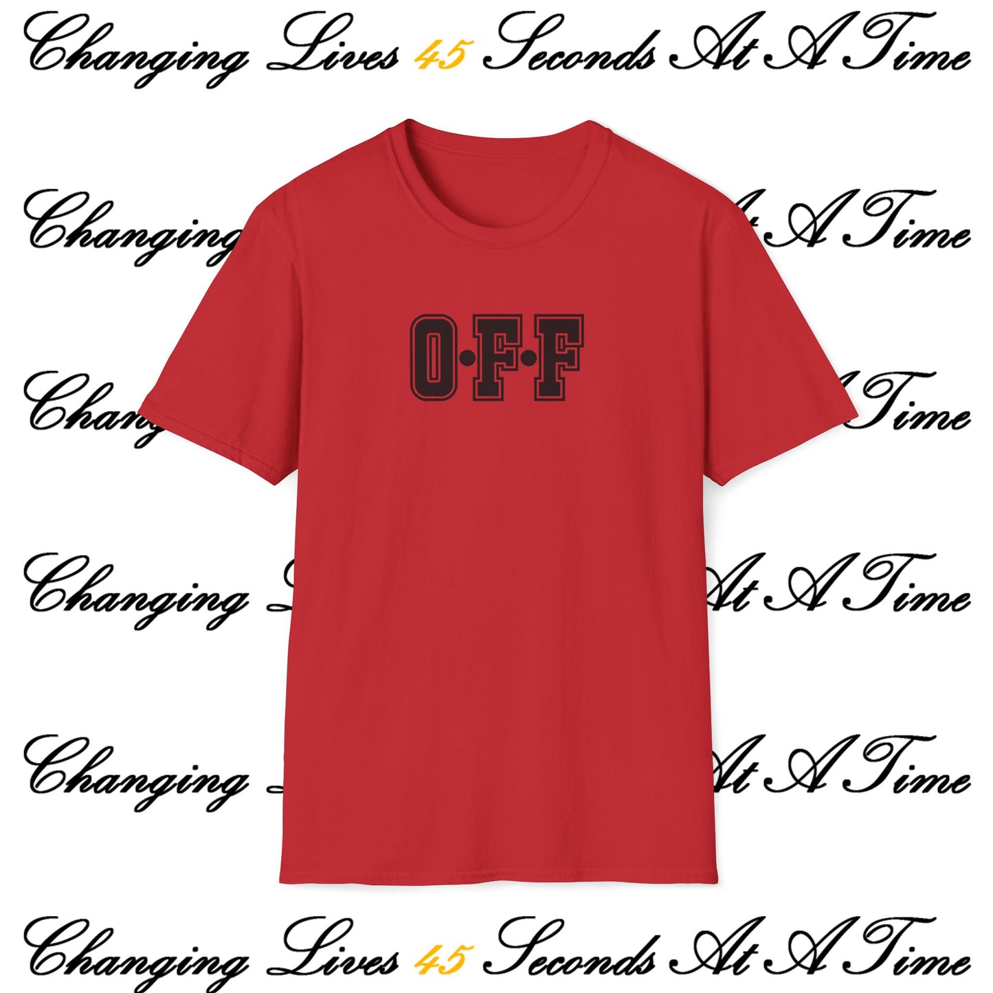 Outreach Forty Five, Inc. "OFF" Abbreviation Unisex Softstyle T-Shirt
