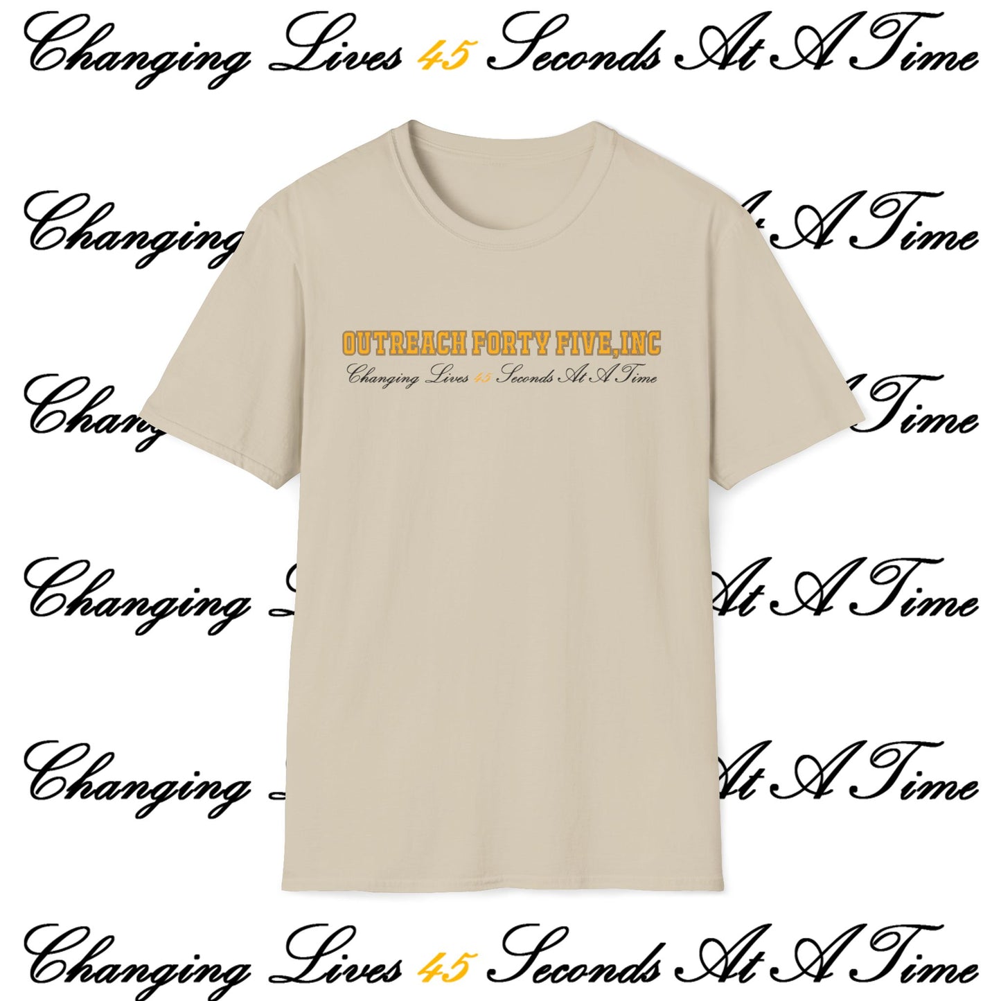 Outreach Forty Five, Inc. "Changing Lives" Unisex Softstyle T-Shirt