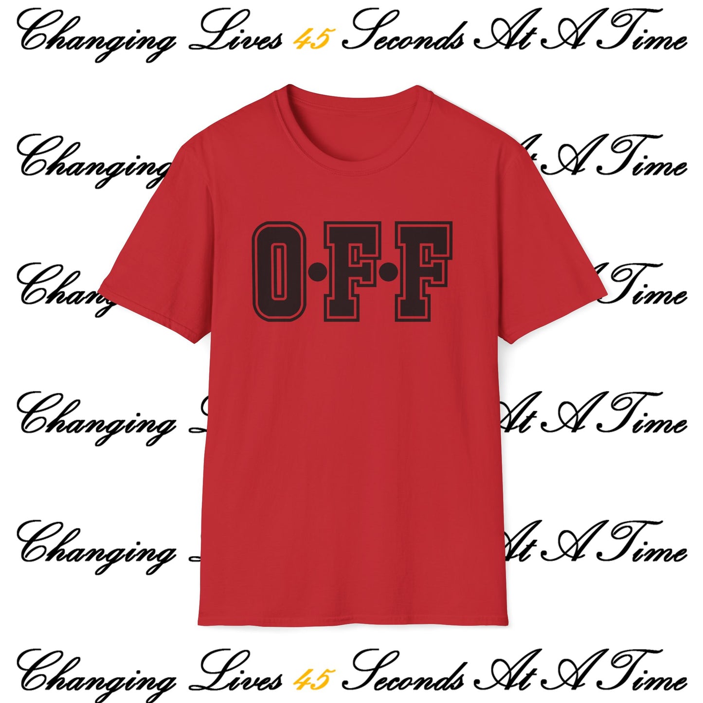 Outreach Forty Five, Inc. "Go Big" OFF Abbreviation Unisex Softstyle T-Shirt
