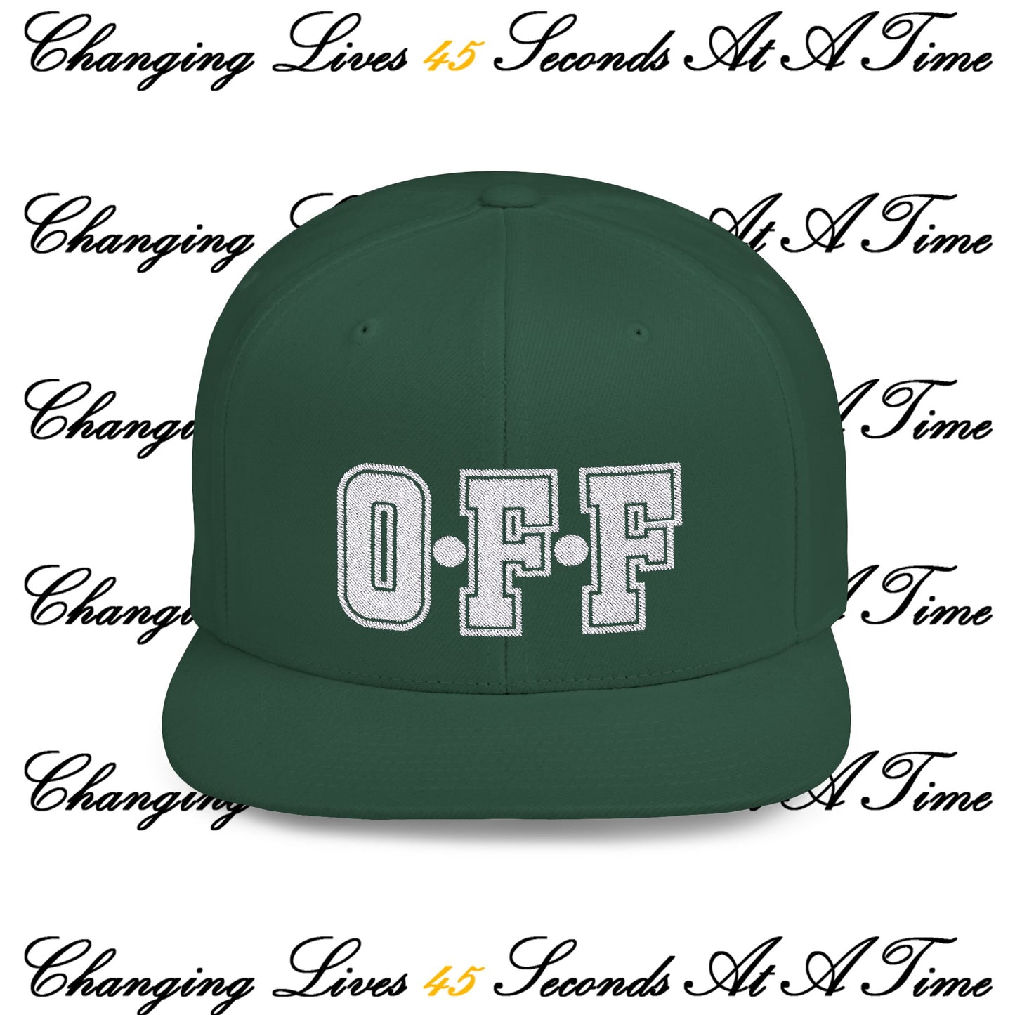 Outreach Forty Five, Inc "OFF" Flat Bill Snapback