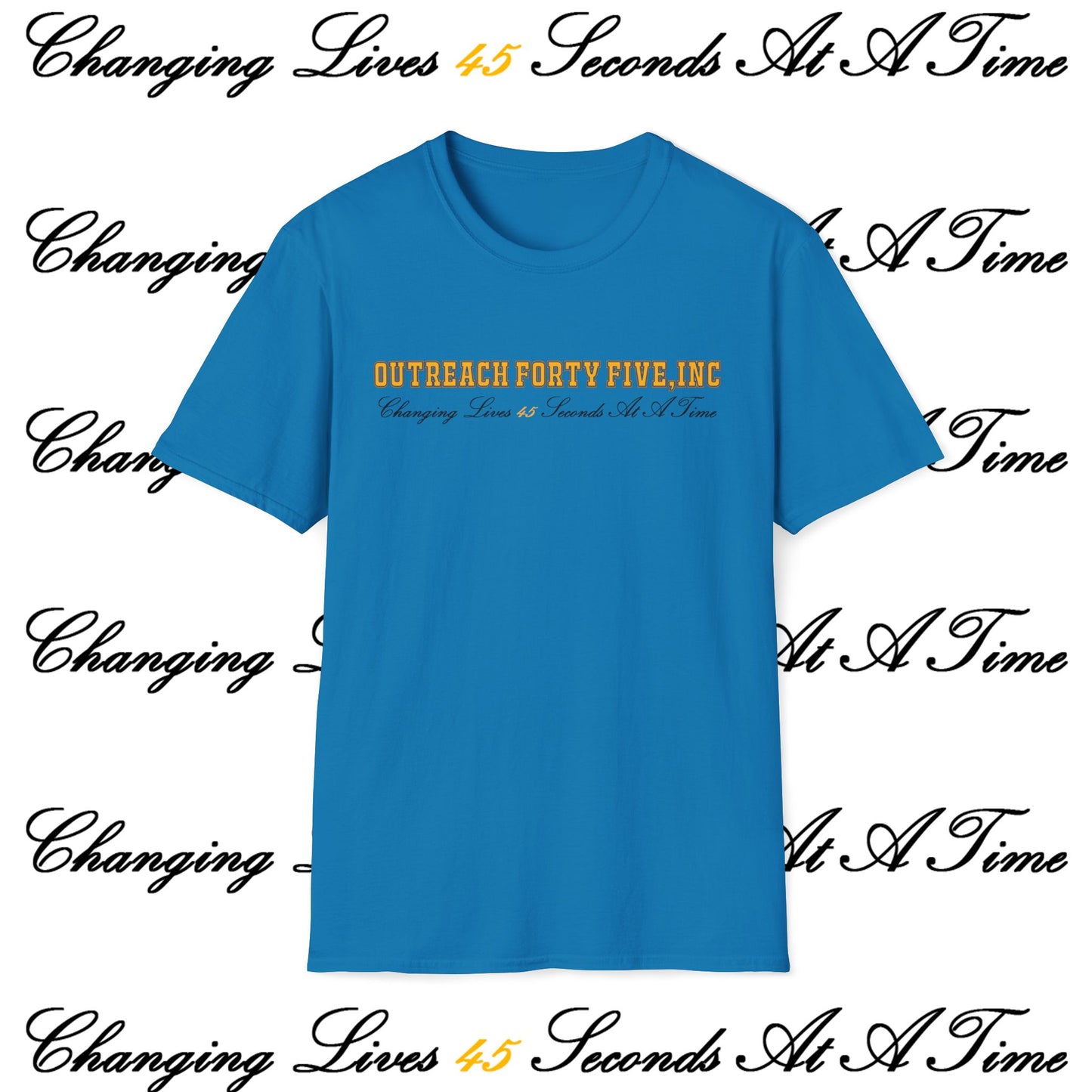 Outreach Forty Five, Inc. "Changing Lives" Unisex Softstyle T-Shirt