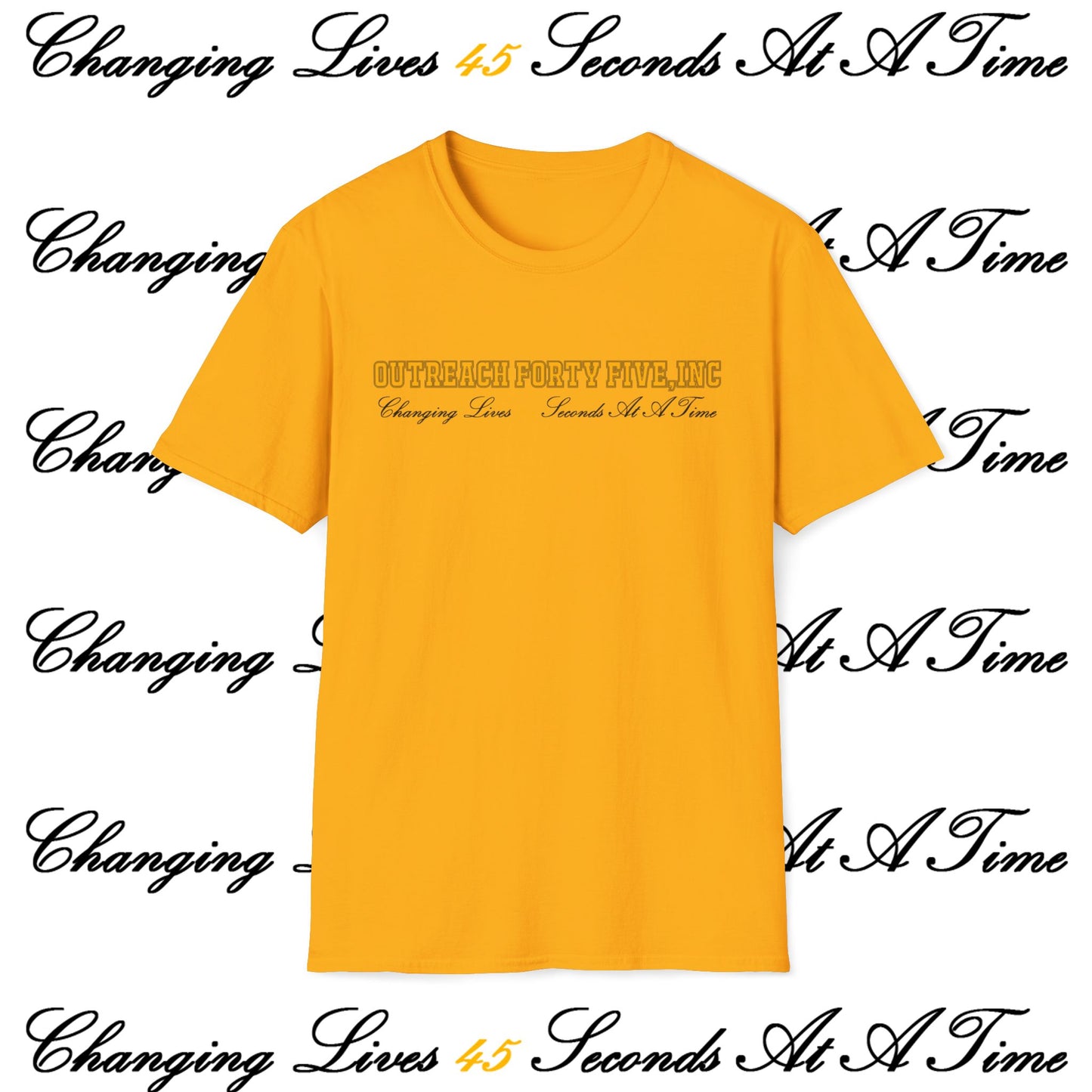 Outreach Forty Five, Inc. "Changing Lives" Unisex Softstyle T-Shirt