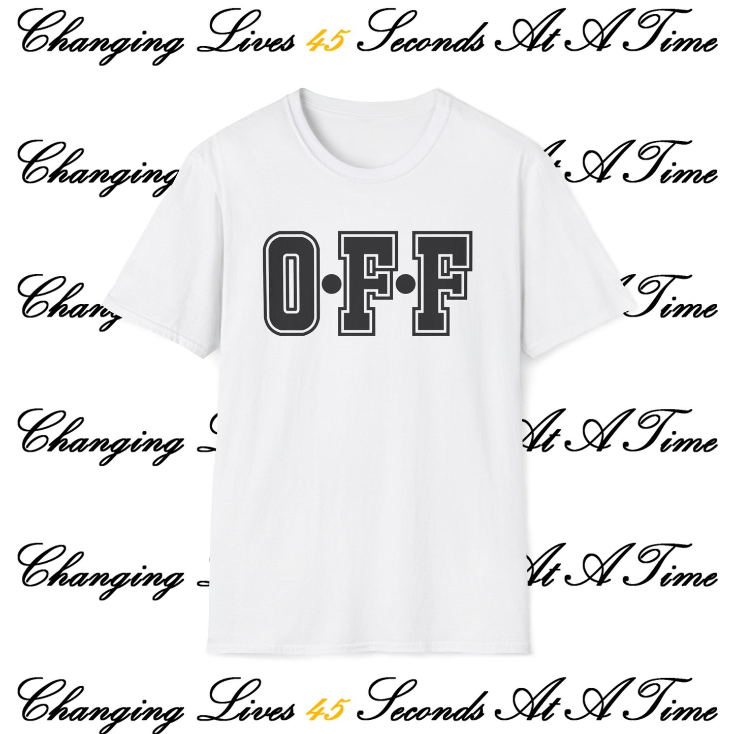 Outreach Forty Five, Inc. "Go Big" OFF Abbreviation Unisex Softstyle T-Shirt