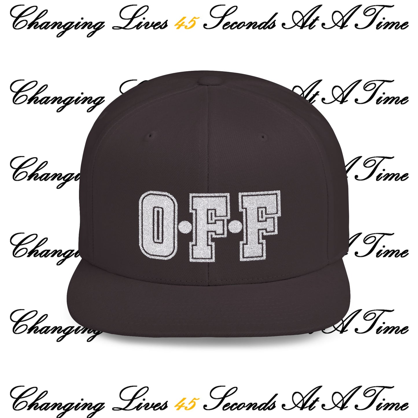 Outreach Forty Five, Inc "OFF" Flat Bill Snapback