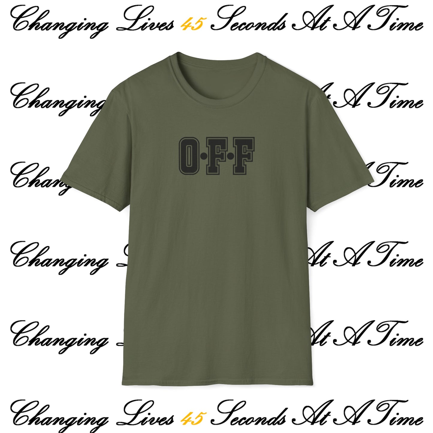 Outreach Forty Five, Inc. "OFF" Abbreviation Unisex Softstyle T-Shirt