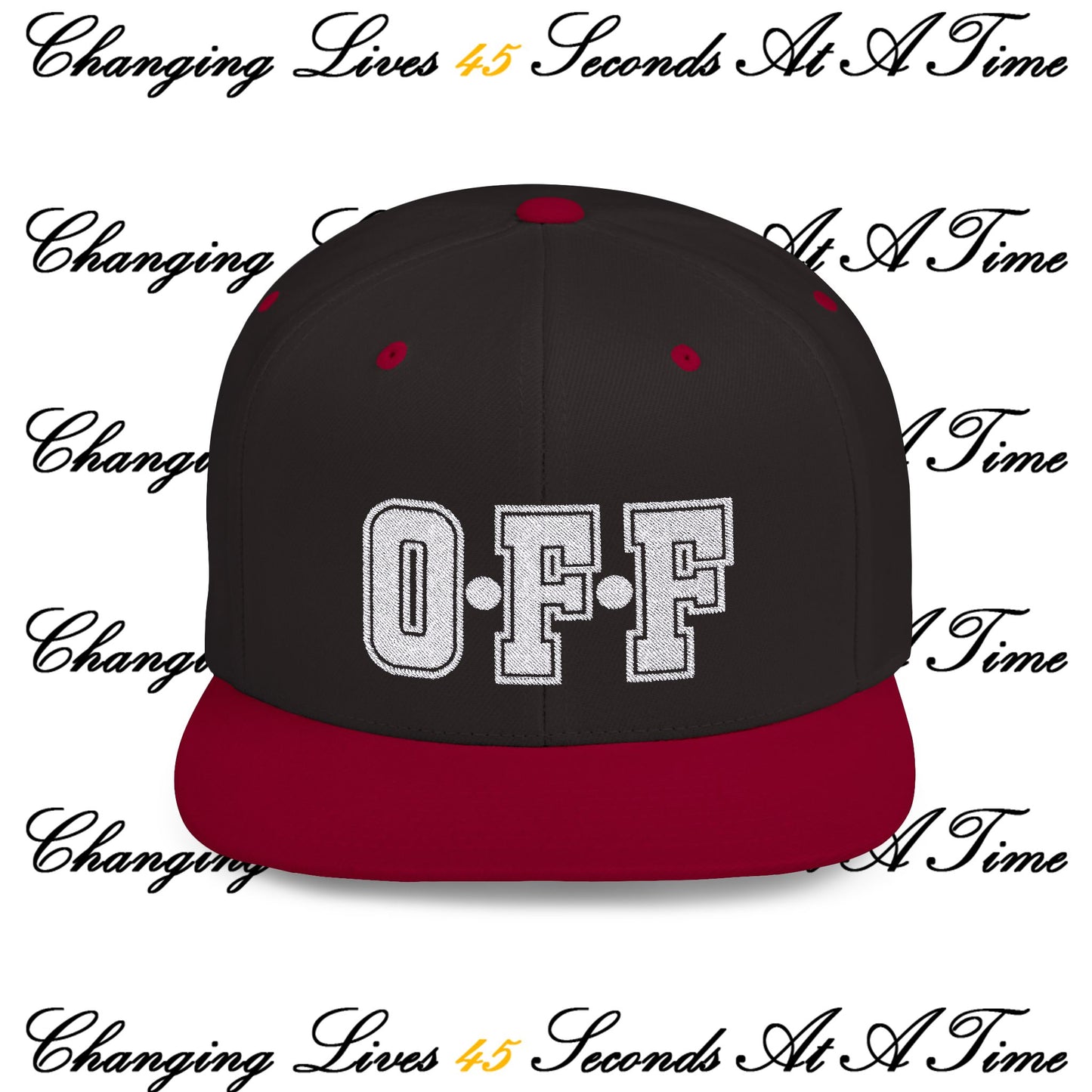 Outreach Forty Five, Inc "OFF" Flat Bill Snapback