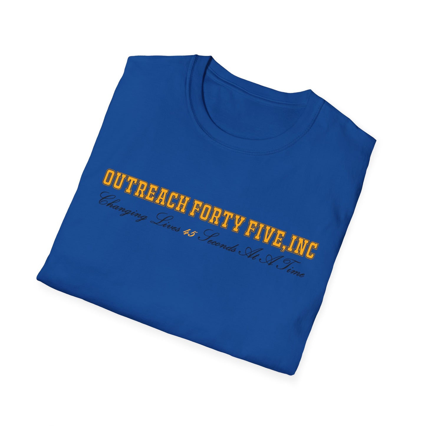 Outreach Forty Five, Inc. "Changing Lives" Unisex Softstyle T-Shirt