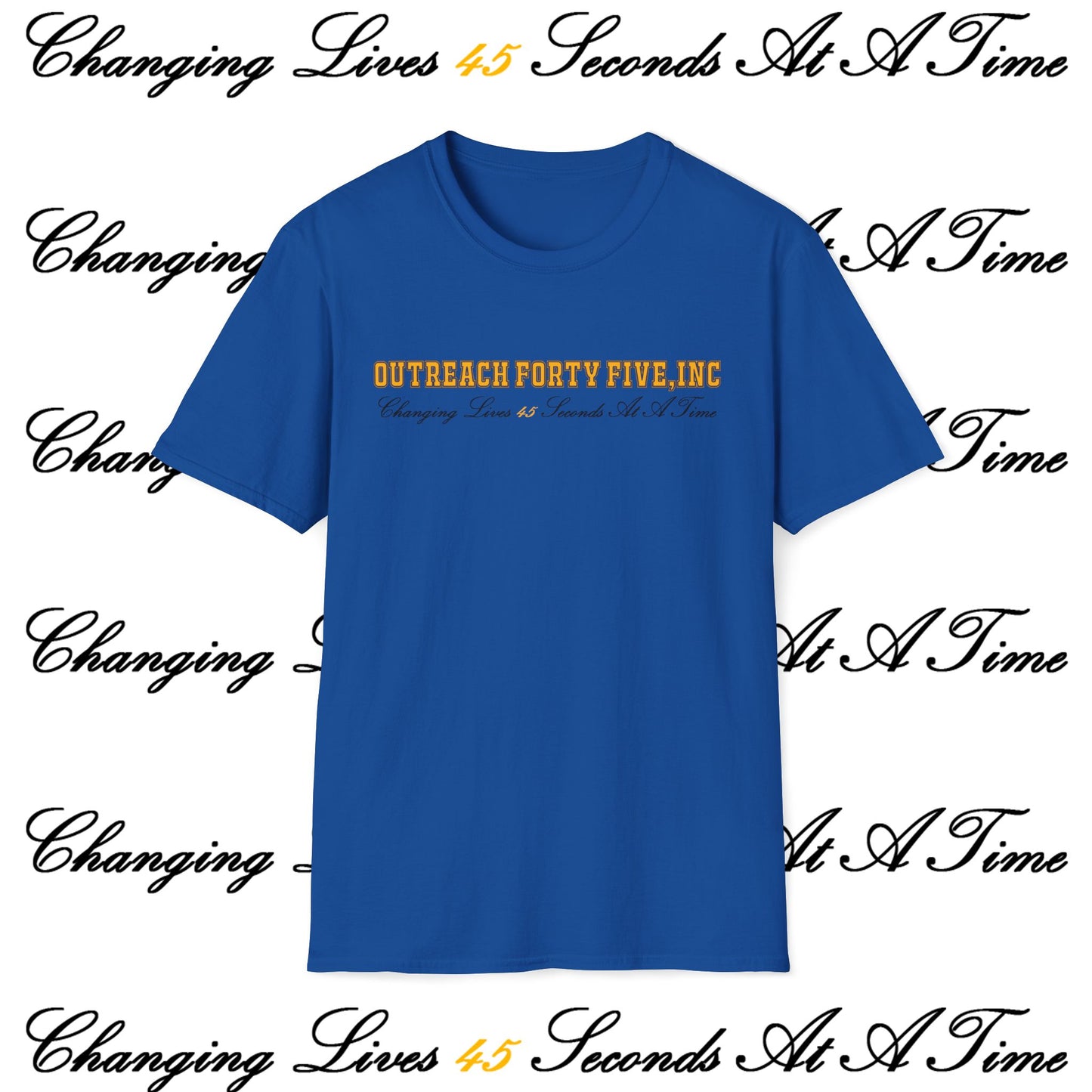 Outreach Forty Five, Inc. "Changing Lives" Unisex Softstyle T-Shirt