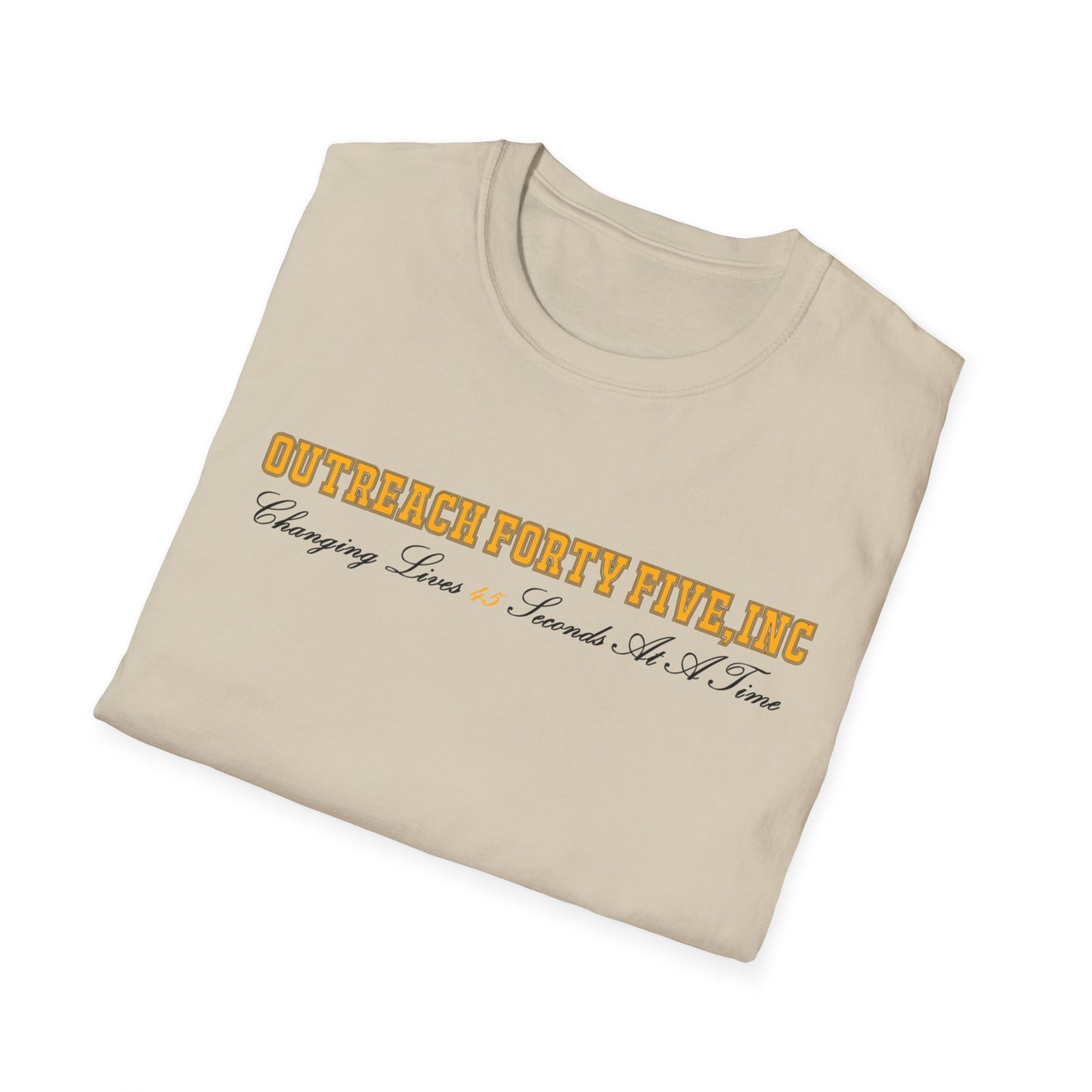 Outreach Forty Five, Inc. "Changing Lives" Unisex Softstyle T-Shirt