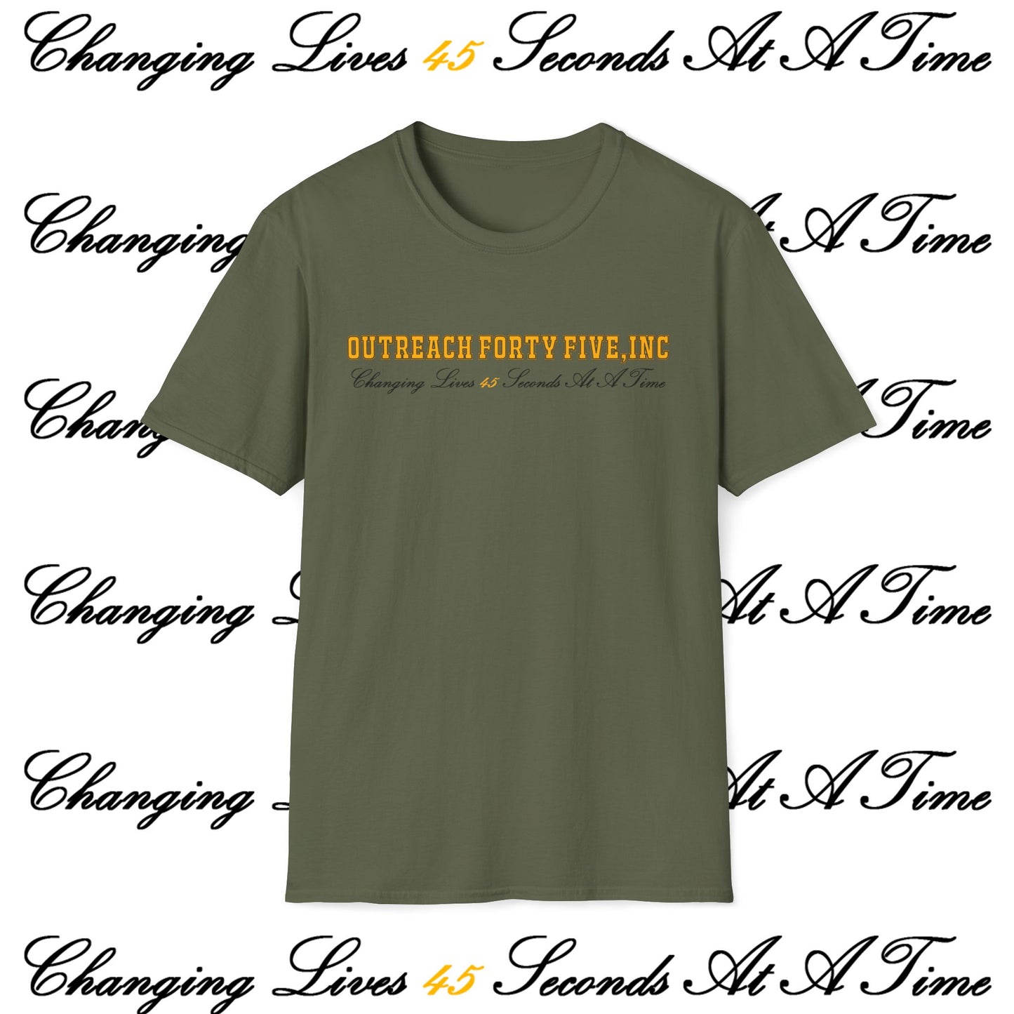 Outreach Forty Five, Inc. "Changing Lives" Unisex Softstyle T-Shirt