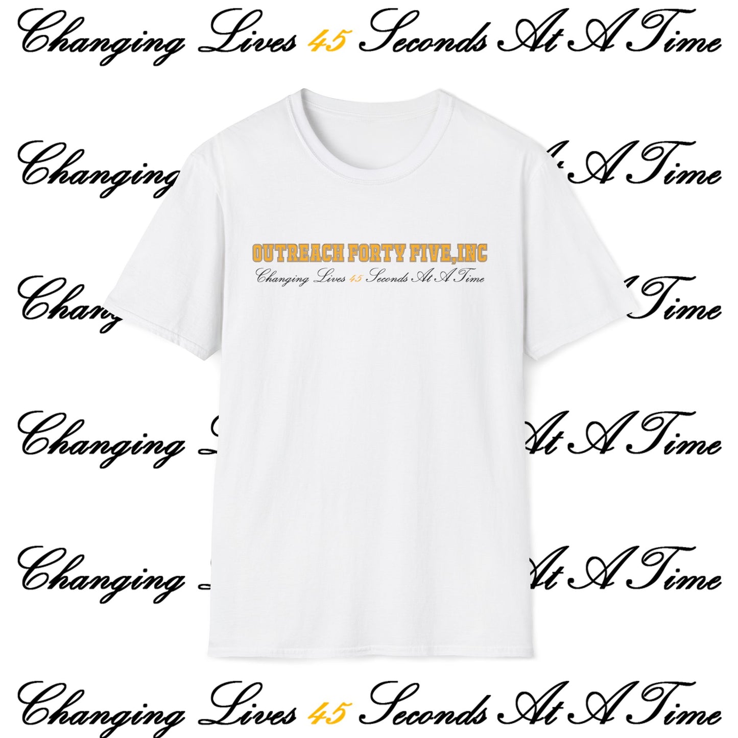Outreach Forty Five, Inc. "Changing Lives" Unisex Softstyle T-Shirt