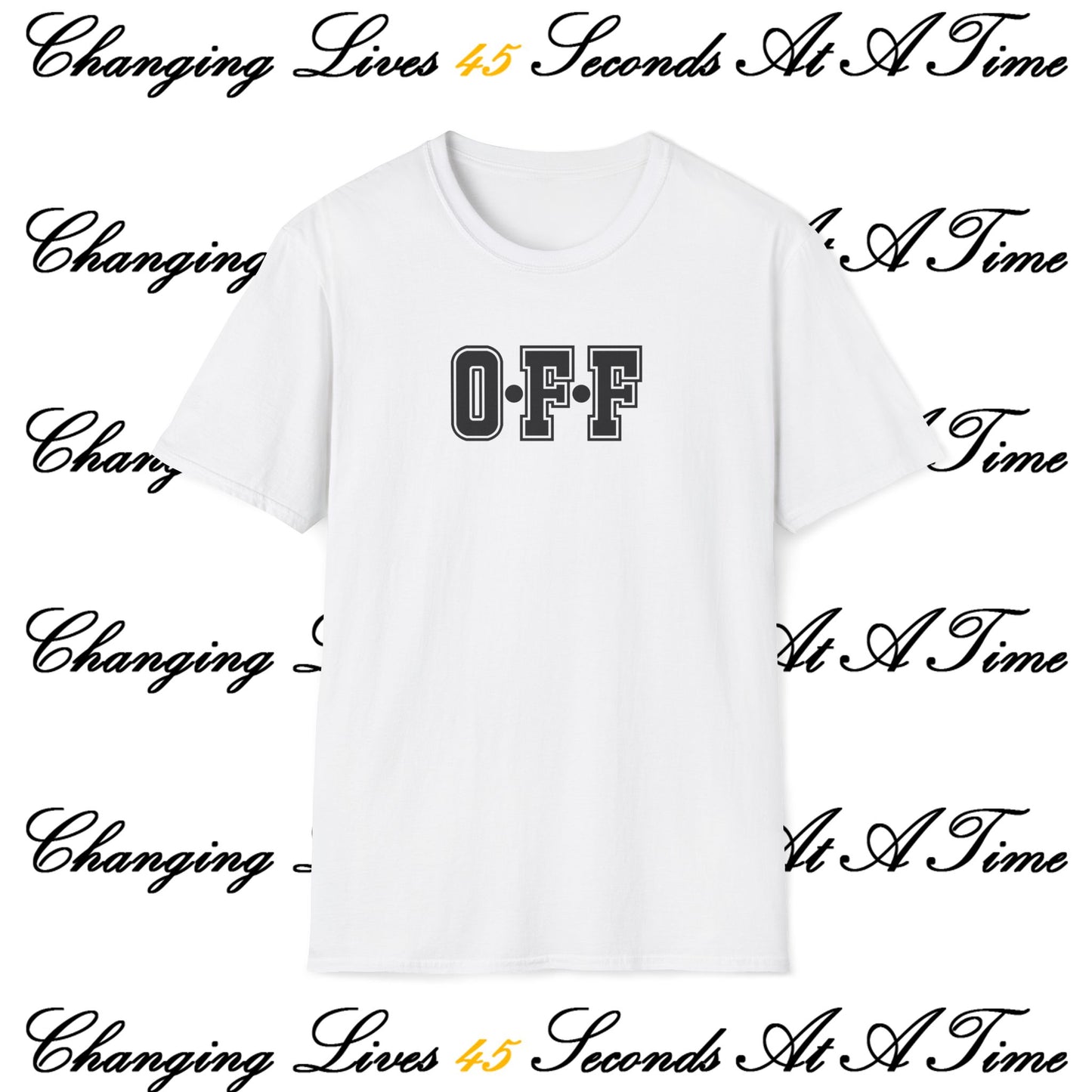 Outreach Forty Five, Inc. "OFF" Abbreviation Unisex Softstyle T-Shirt