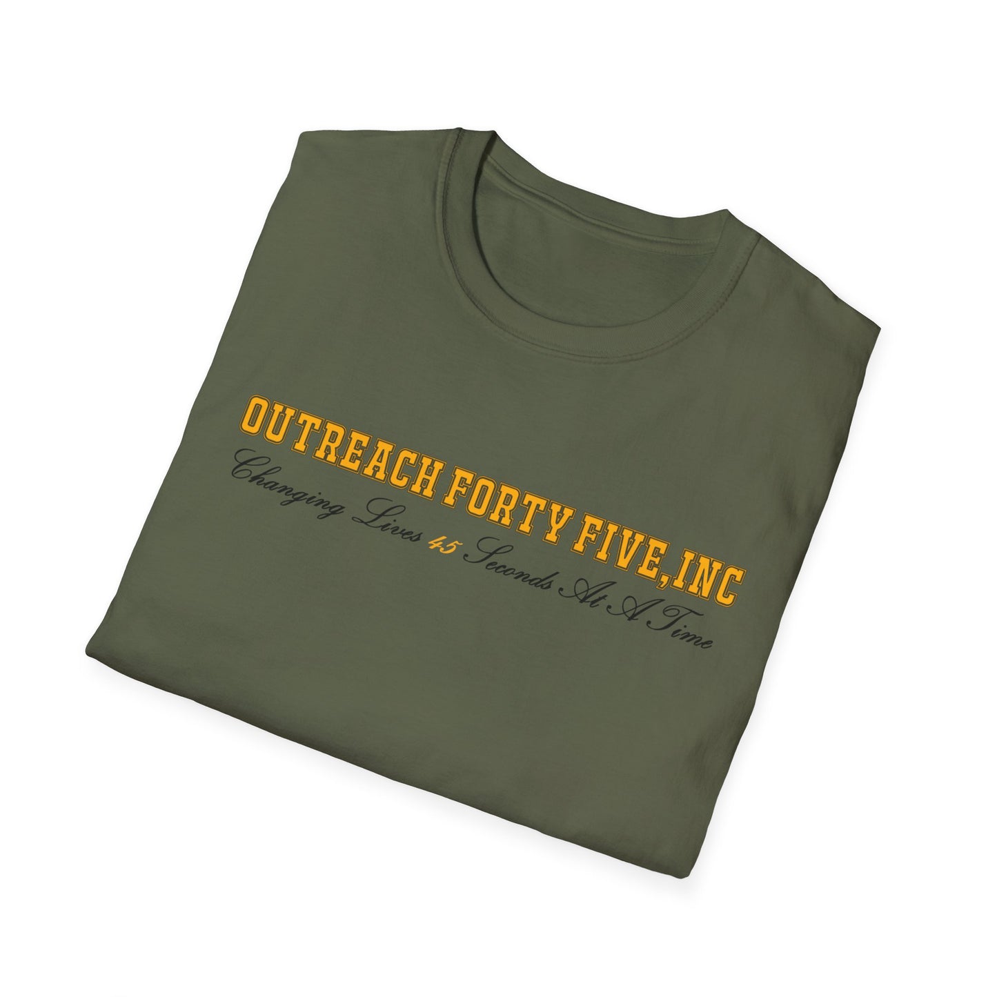 Outreach Forty Five, Inc. "Changing Lives" Unisex Softstyle T-Shirt