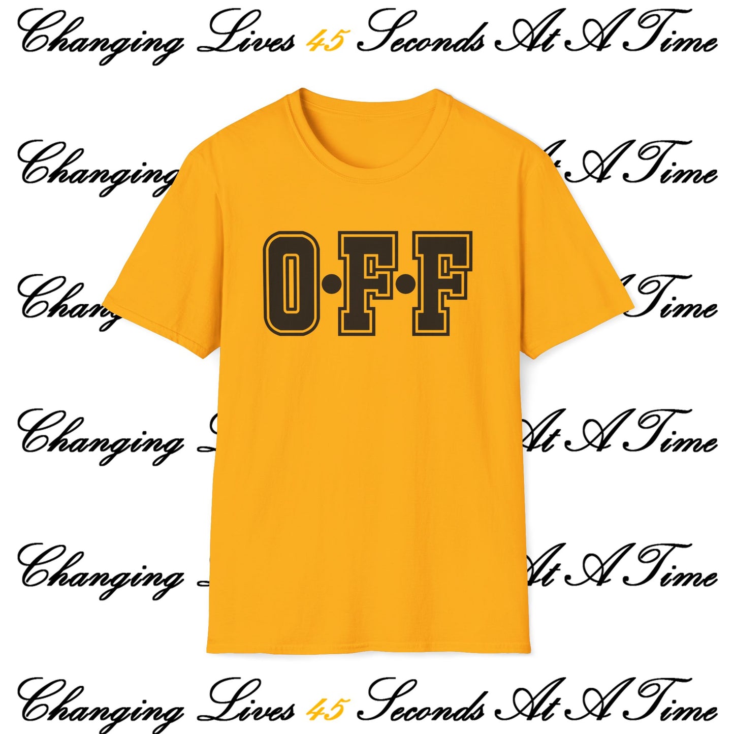 Outreach Forty Five, Inc. "Go Big" OFF Abbreviation Unisex Softstyle T-Shirt