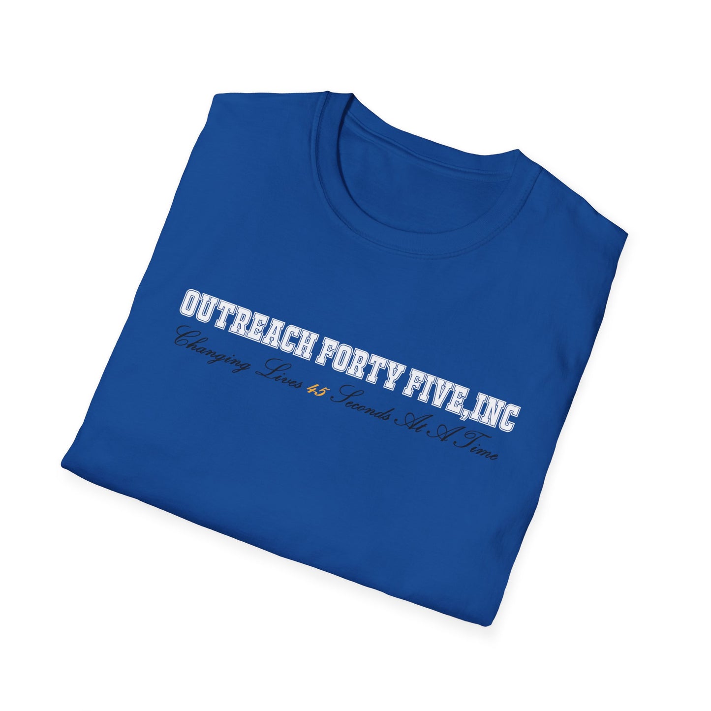 Outreach Forty Five, Inc. "Changing Lives 45" Unisex Softstyle T-Shirt