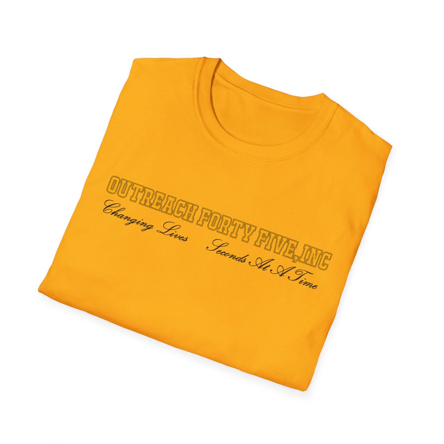 Outreach Forty Five, Inc. "Changing Lives" Unisex Softstyle T-Shirt